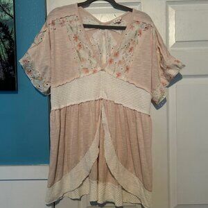 NWOT Pol Short Sleeve Top - Size S (oversized)